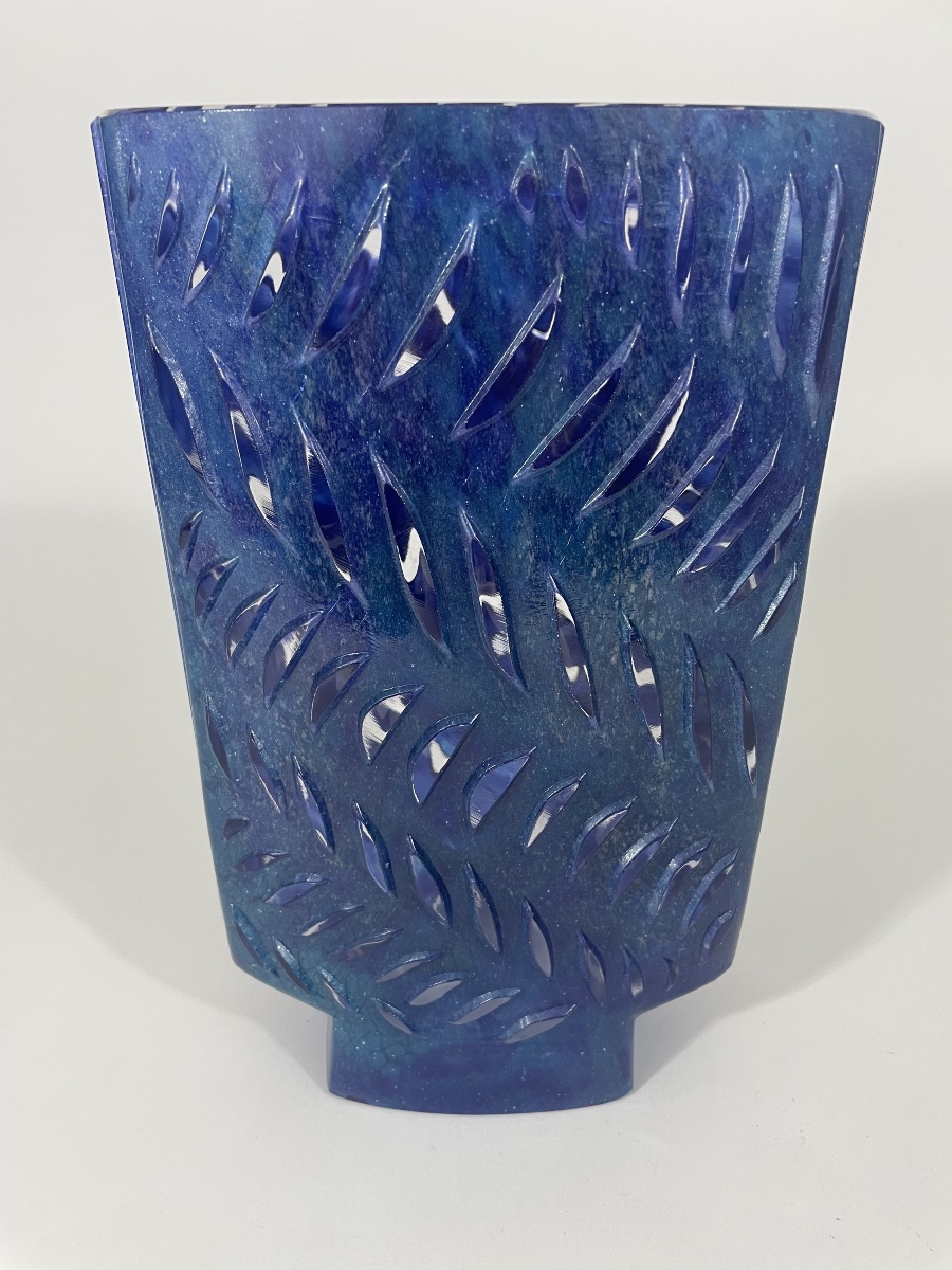 DAUM FRANCE   VASE « RYTHME 53 « 