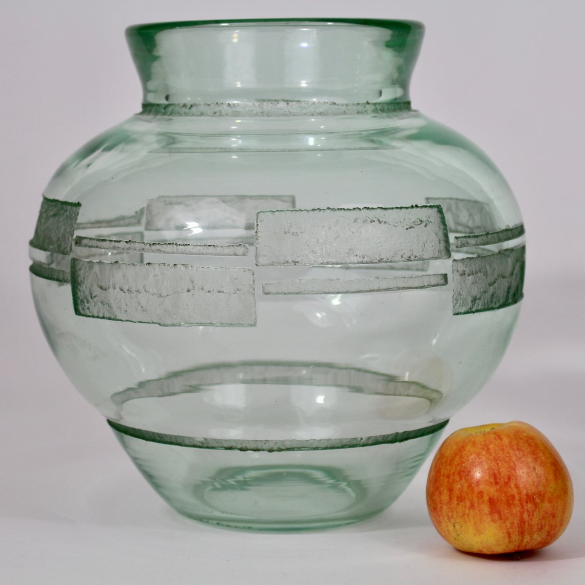 DAUM  NANCY  FRANCE     VASE ART DÉCO-photo-4
