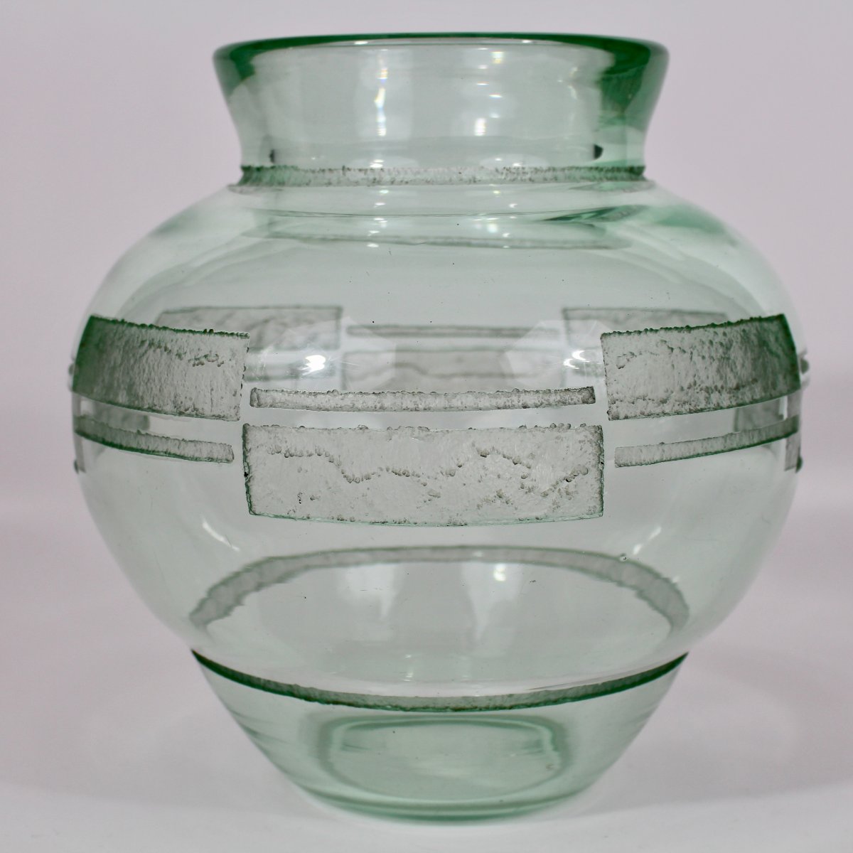 DAUM  NANCY  FRANCE     VASE ART DÉCO-photo-1