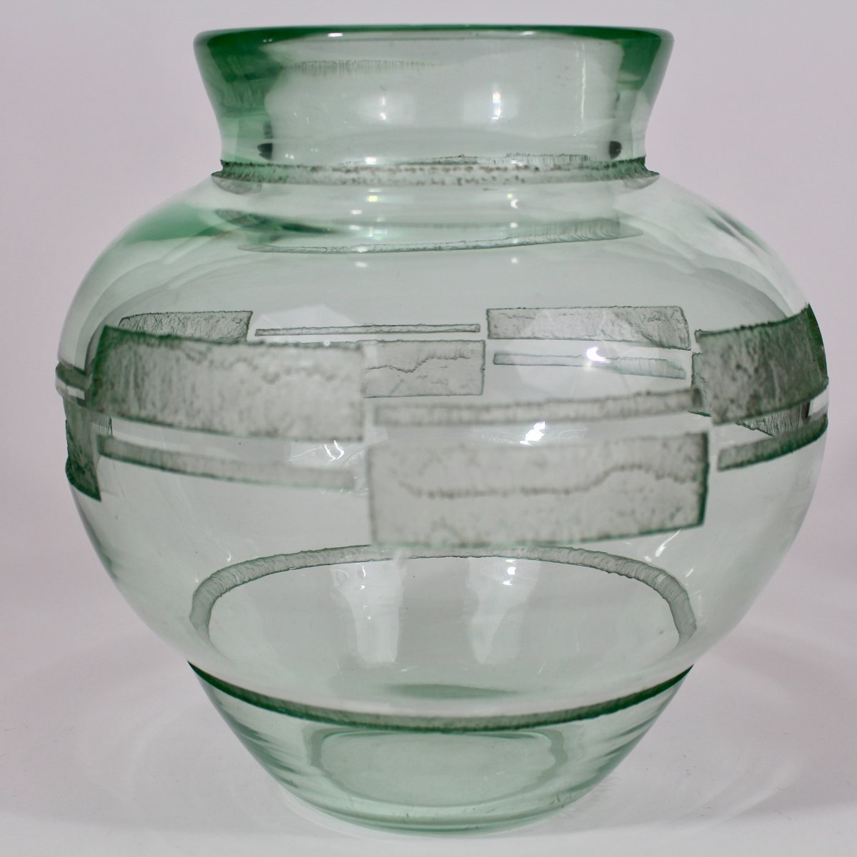 DAUM  NANCY  FRANCE     VASE ART DÉCO-photo-5