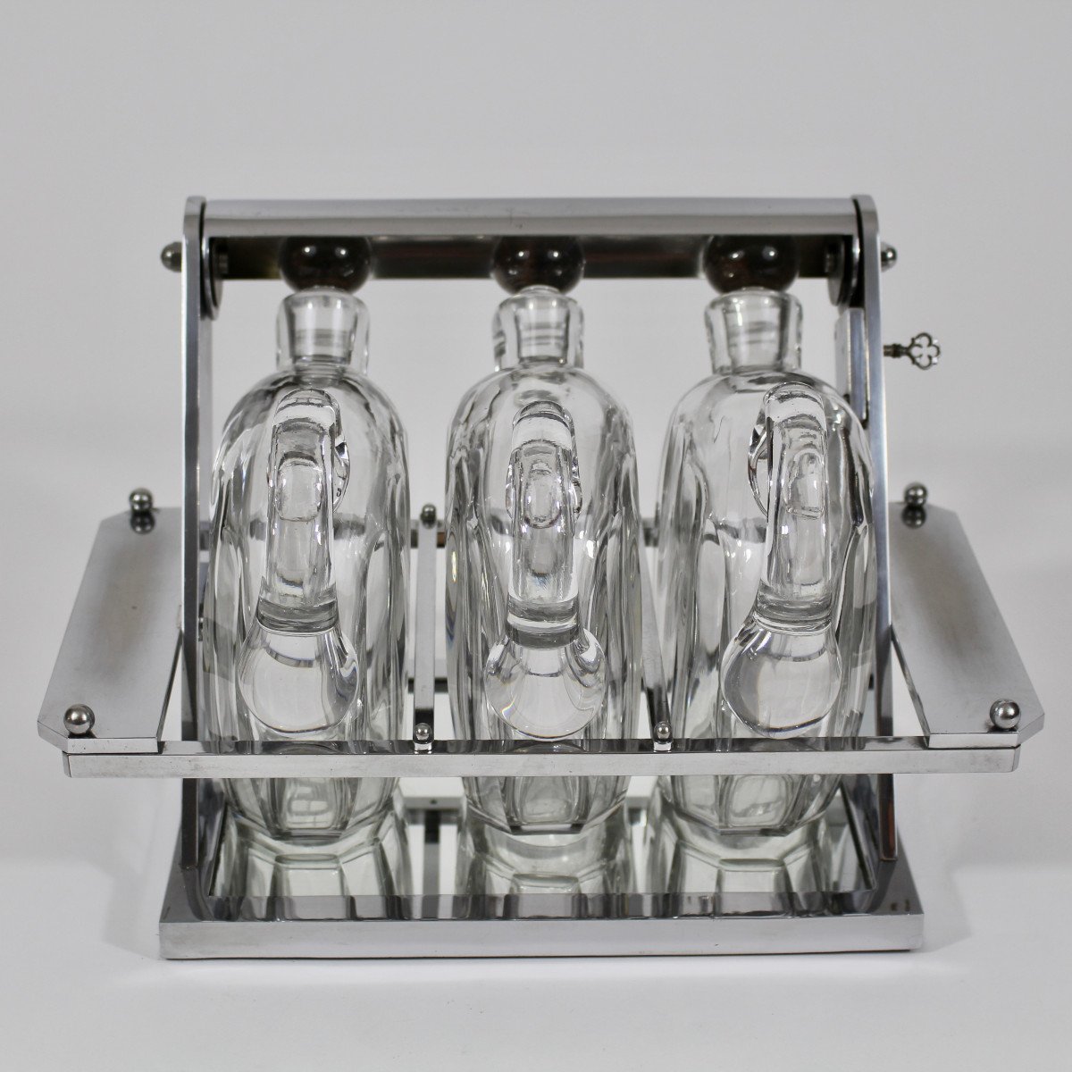 J Adnet - Baccarat Modernist Liqueur Cellar-photo-1