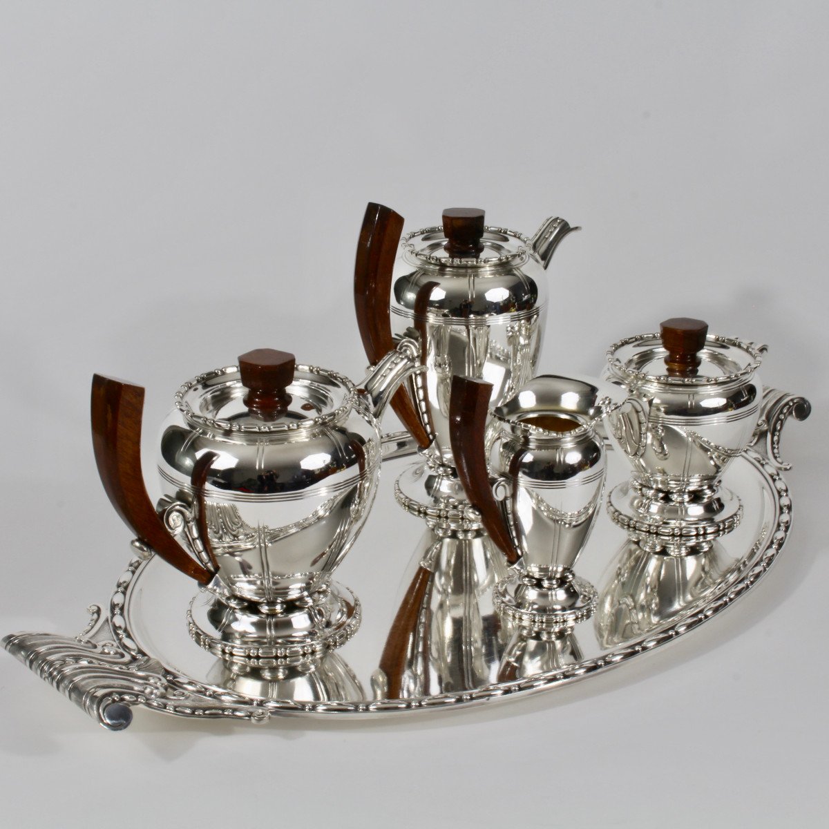 Silverwork Raynaud Tea / Coffee Set-photo-3