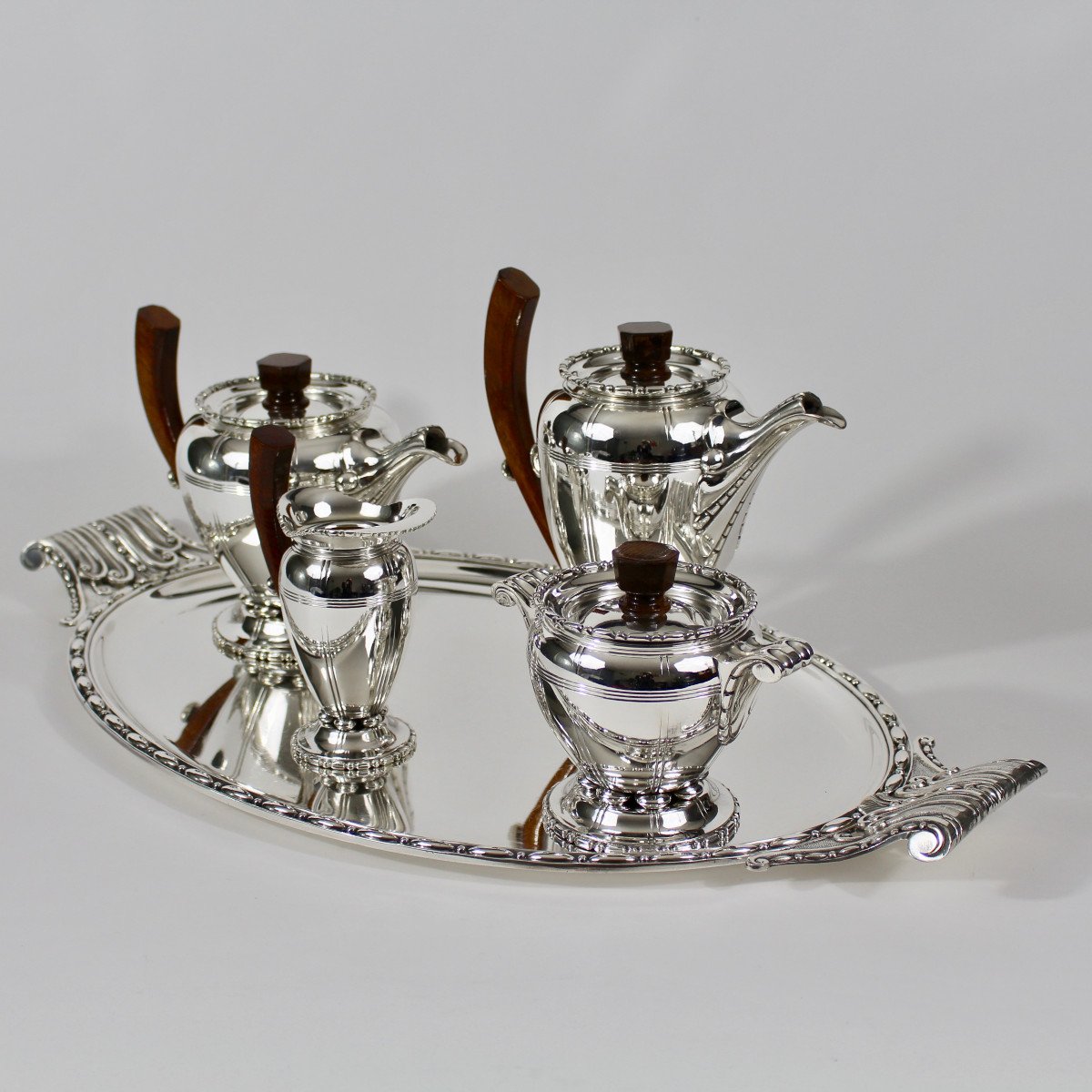 Silverwork Raynaud Tea / Coffee Set-photo-1