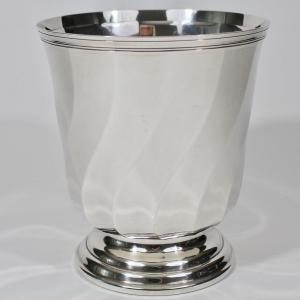 Christofle France “torsades” Champagne Bucket