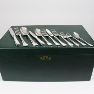 Christofle "boreal" 144-piece Flatware Set