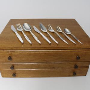 CHRISTOFLE  MÉNAGÈRE  " ORLY "   100 PIÈCES