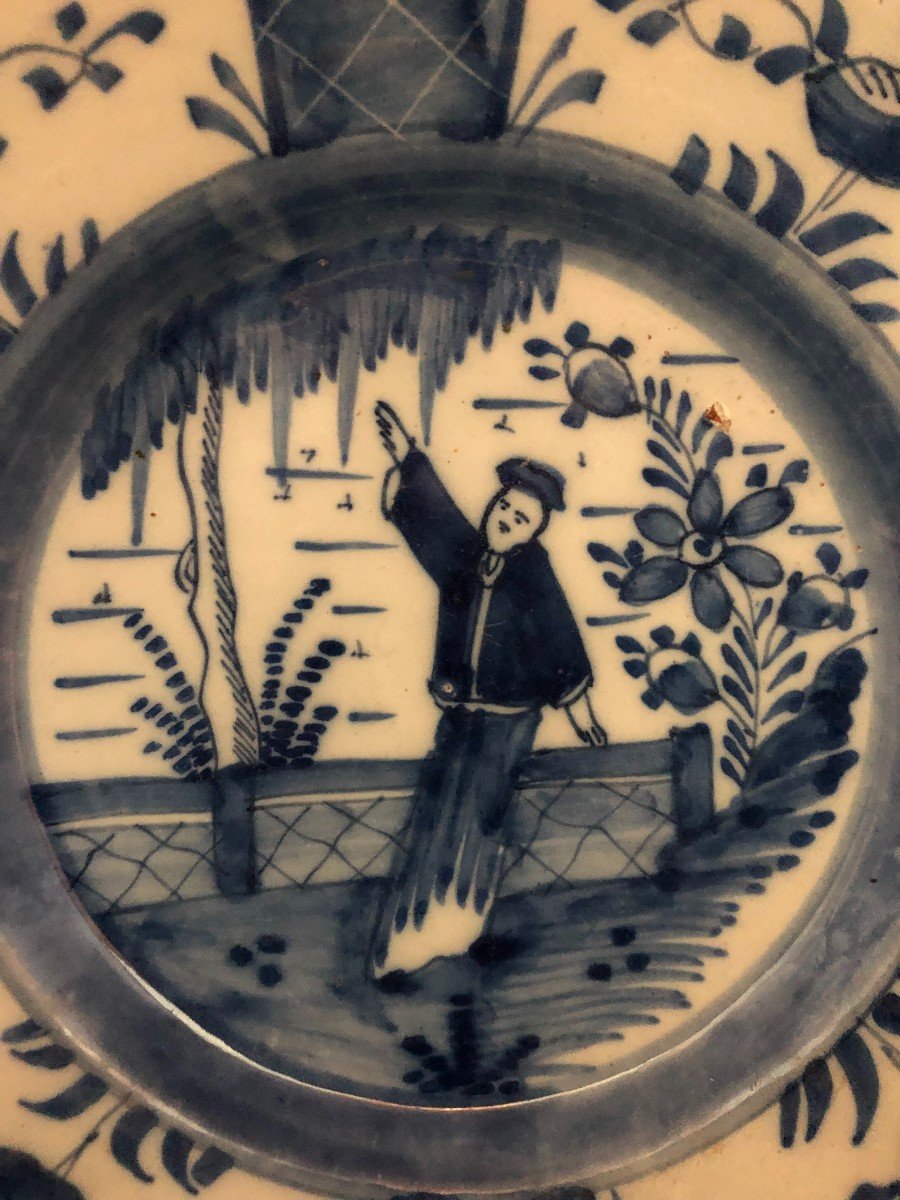 Delfts Tile Early 18th Century Rare-photo-1