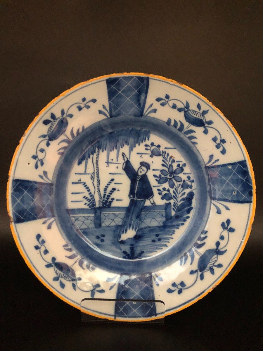 Delfts Tile Early 18th Century Rare
