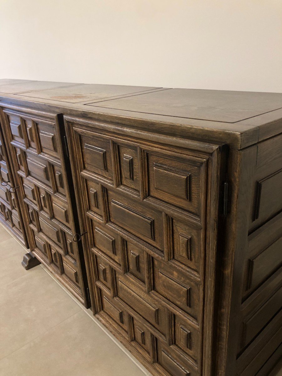 Brutalist Design Sideboard Buffet-photo-6