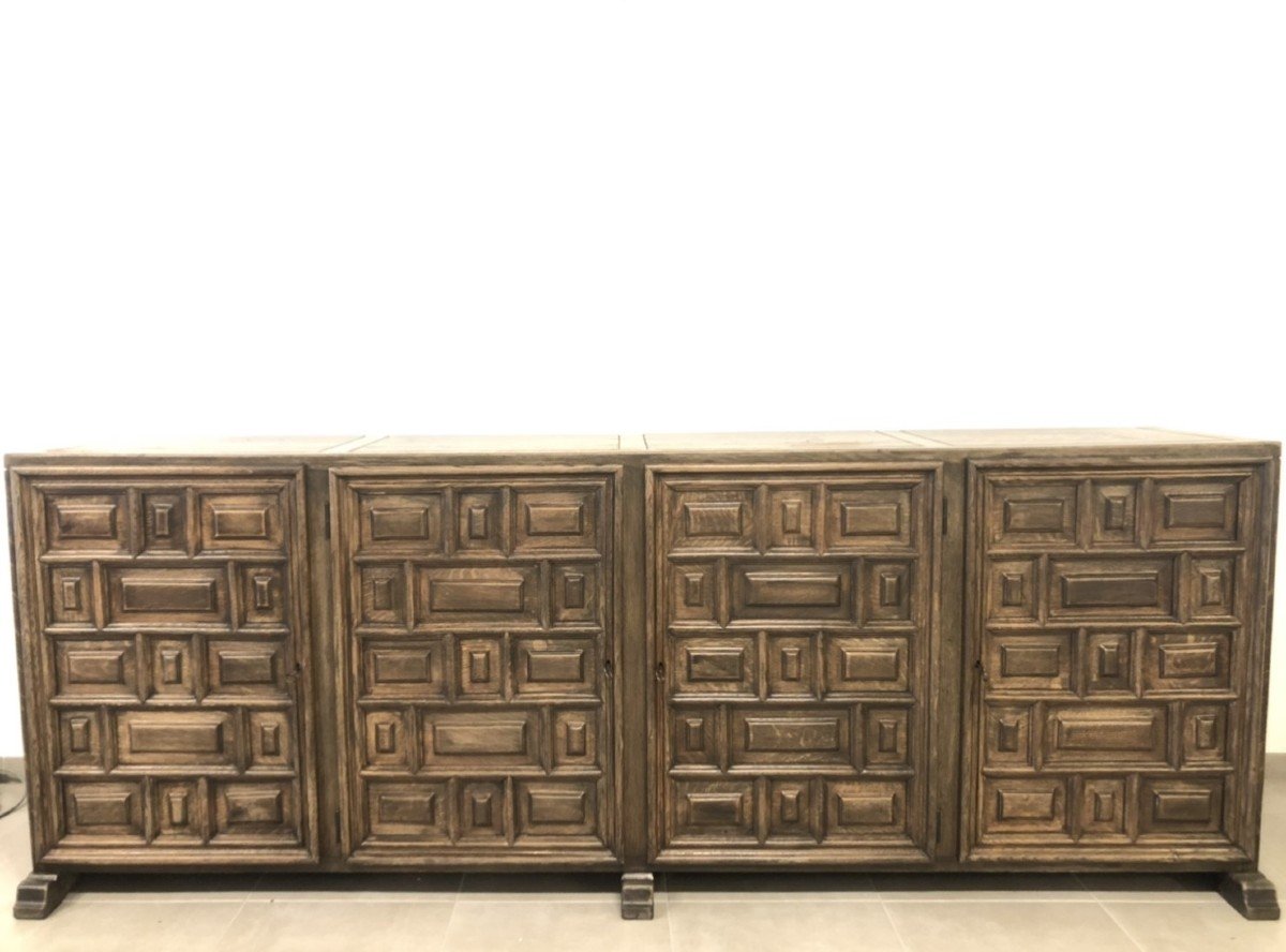 Brutalist Design Sideboard Buffet-photo-7