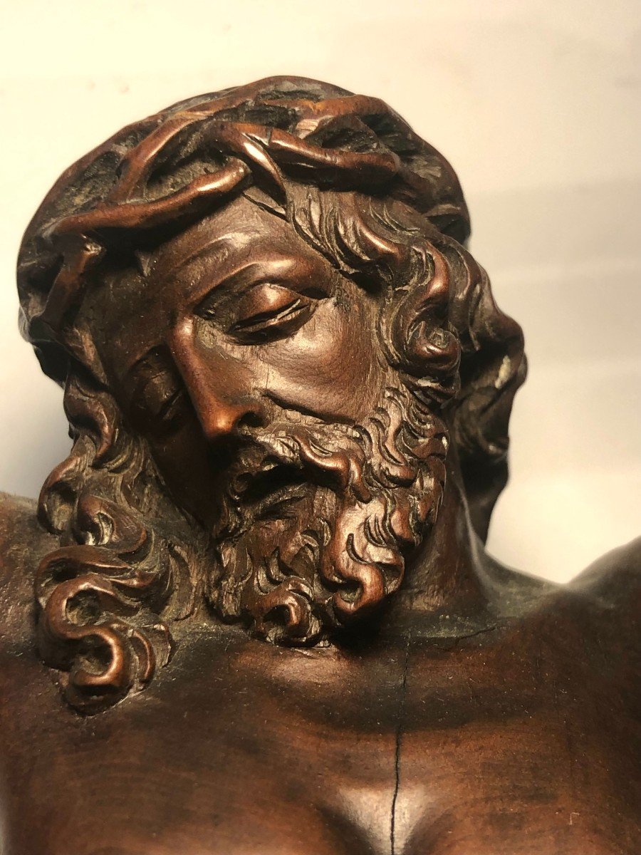 Christ Carved Boxwood With Base-photo-3