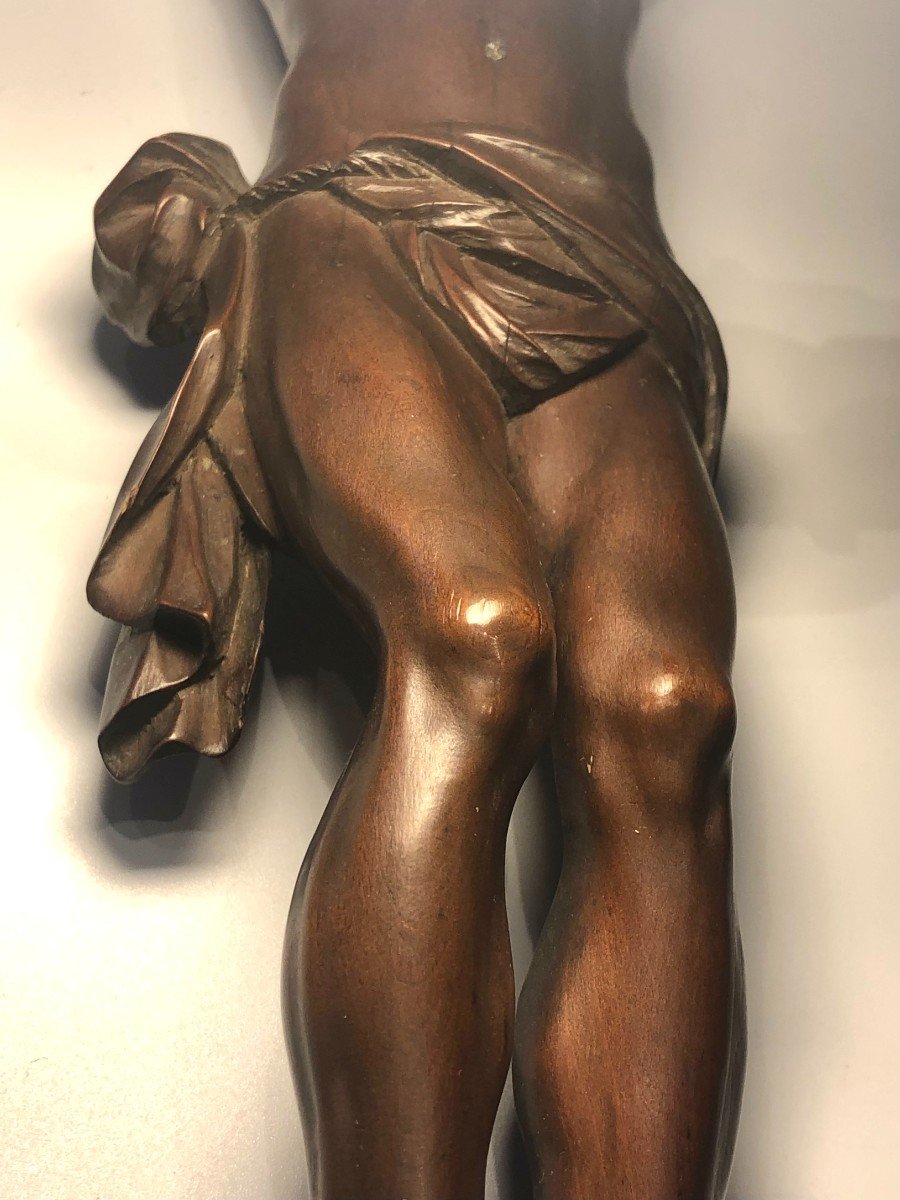 Christ Carved Boxwood With Base-photo-3