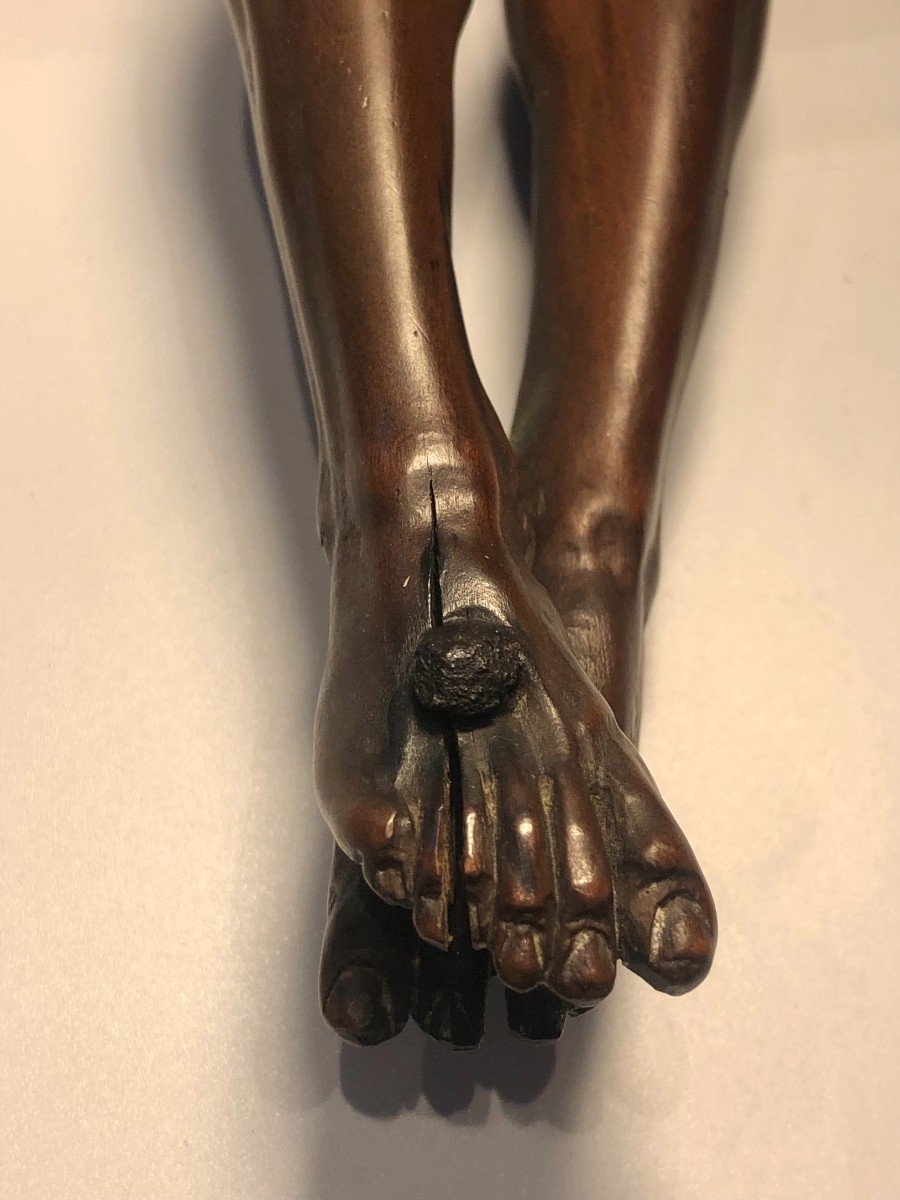 Christ Carved Boxwood With Base-photo-4