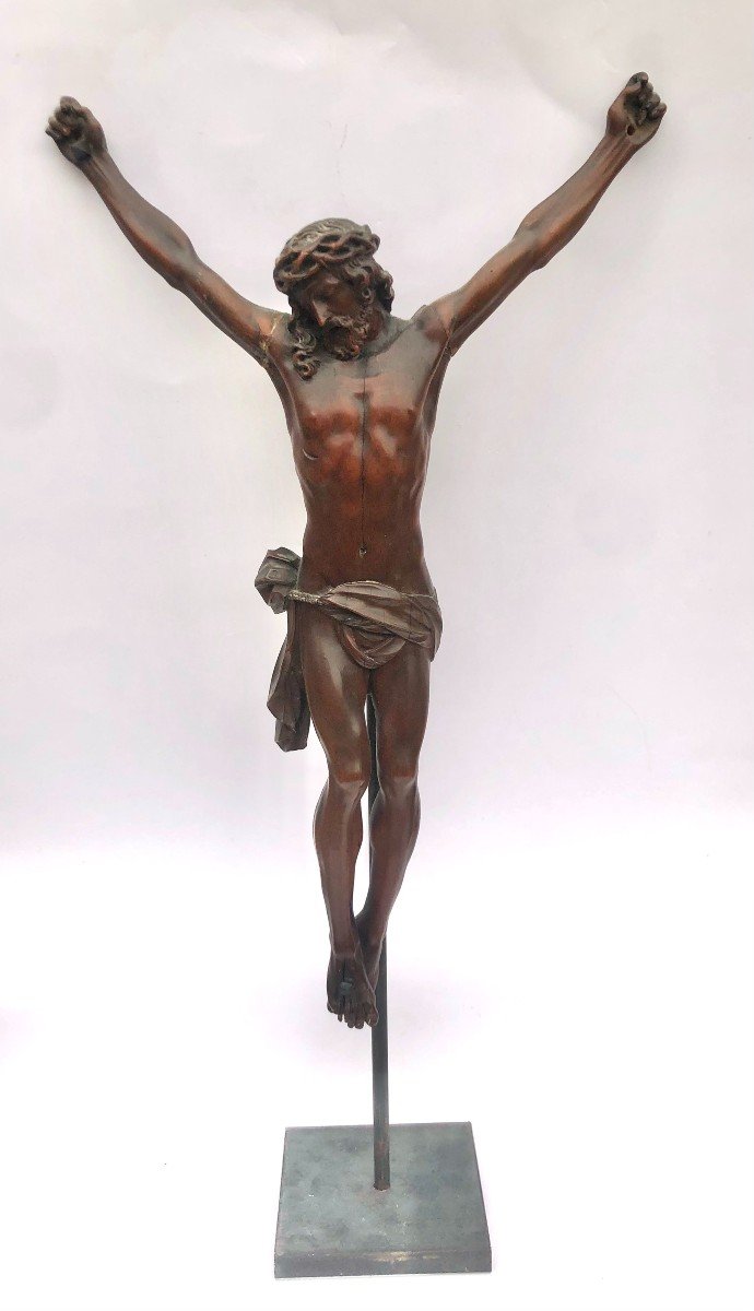 Christ Carved Boxwood With Base