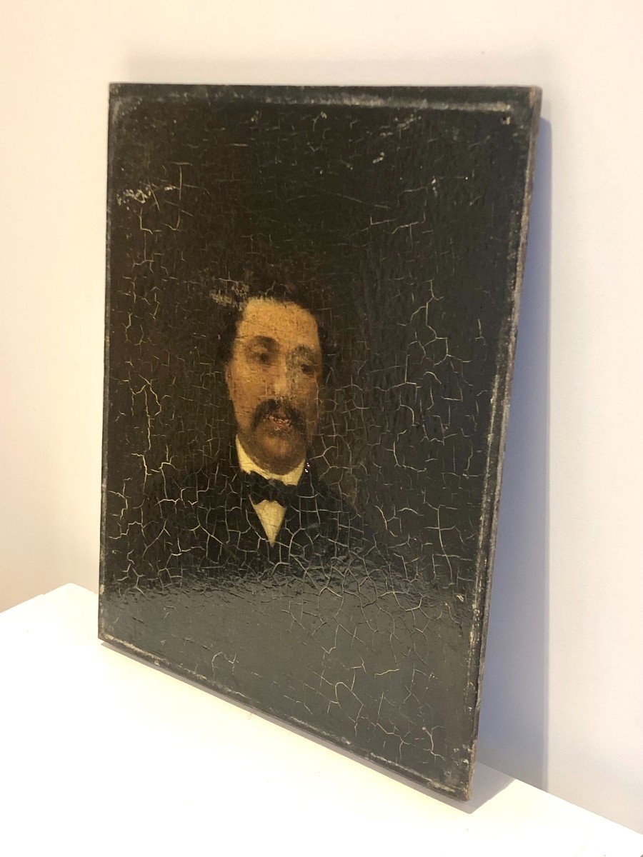 Charming 19th Century Painting-photo-2