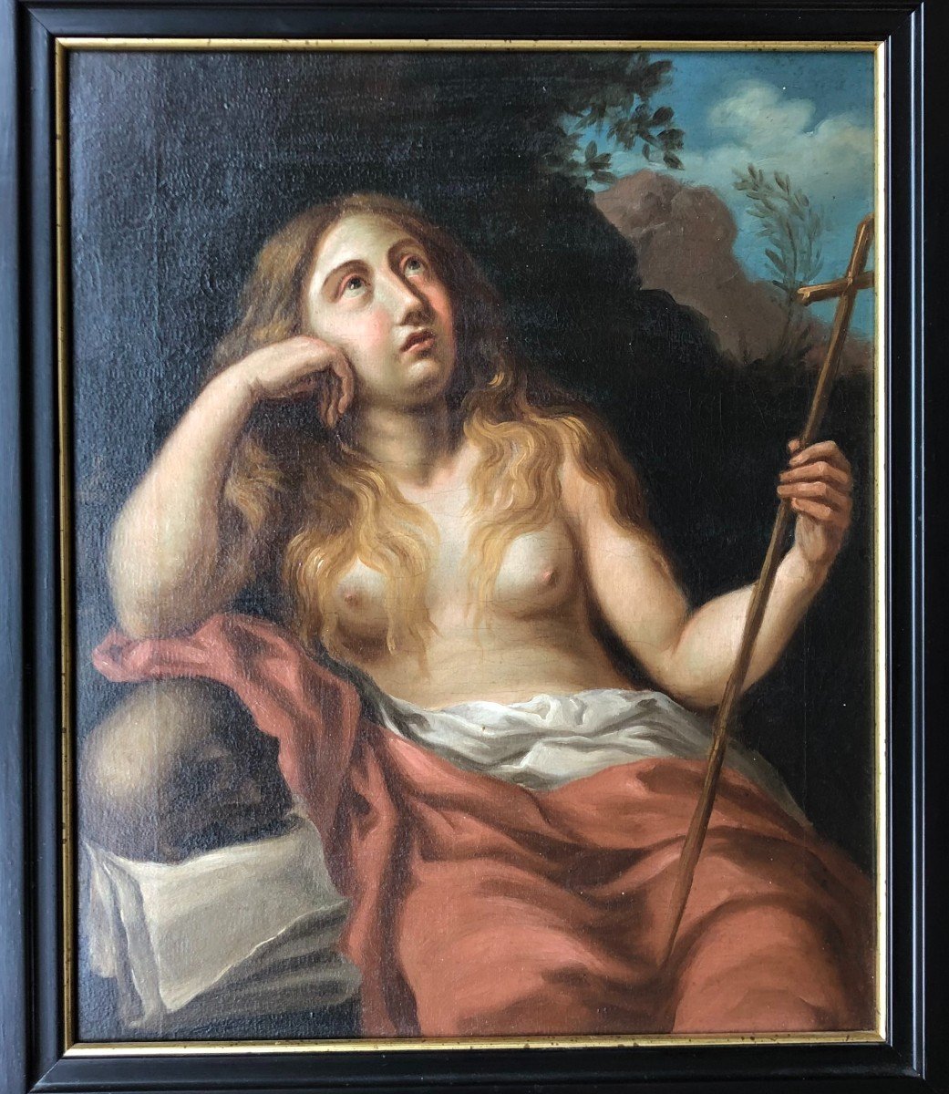 Belle Tableau 18ième Maria Magdalena -photo-2