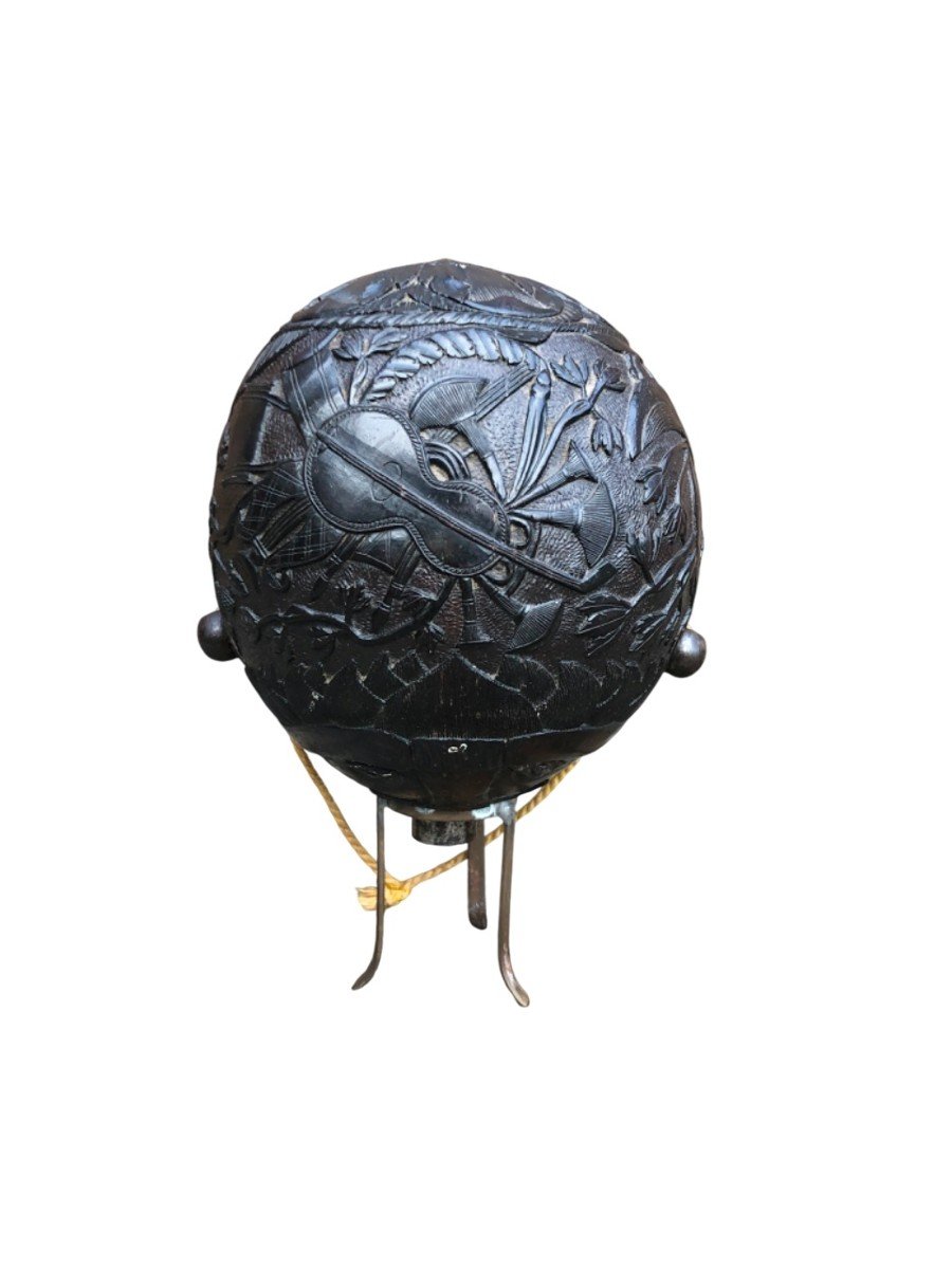Noix De Coco Sculptée - Bugear 