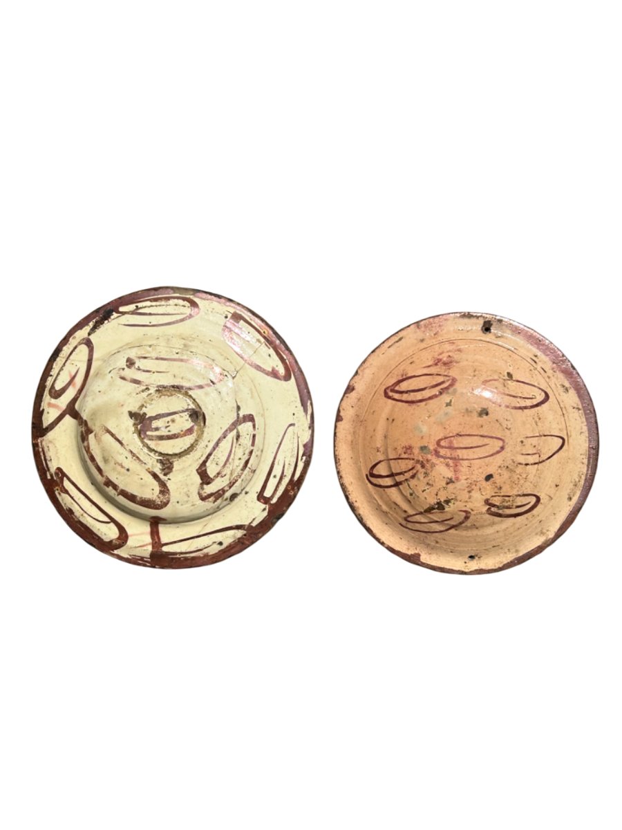 Two Hispano-moresque Dishes 16th - 17th Century-photo-3