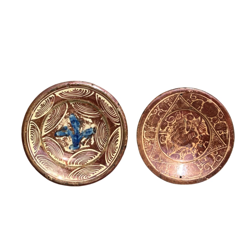 Two Hispano-moresque Dishes 16th - 17th Century