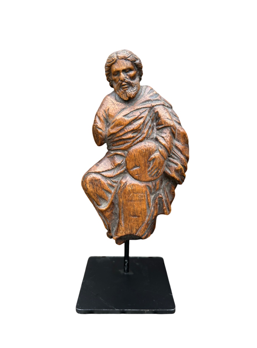 17th Century Carved Wood Base