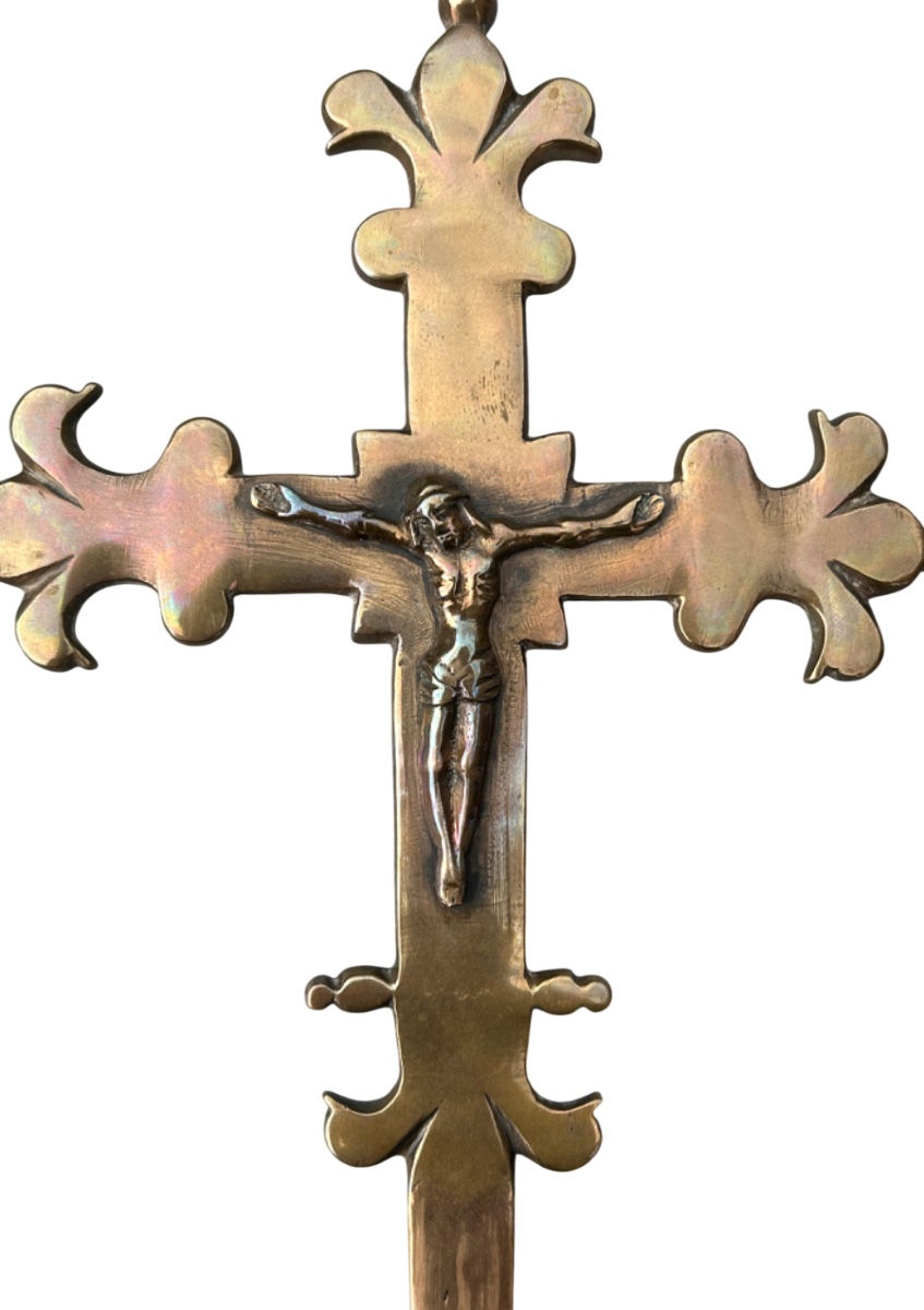 Cross Crucifix With Christ 16th Century-photo-1