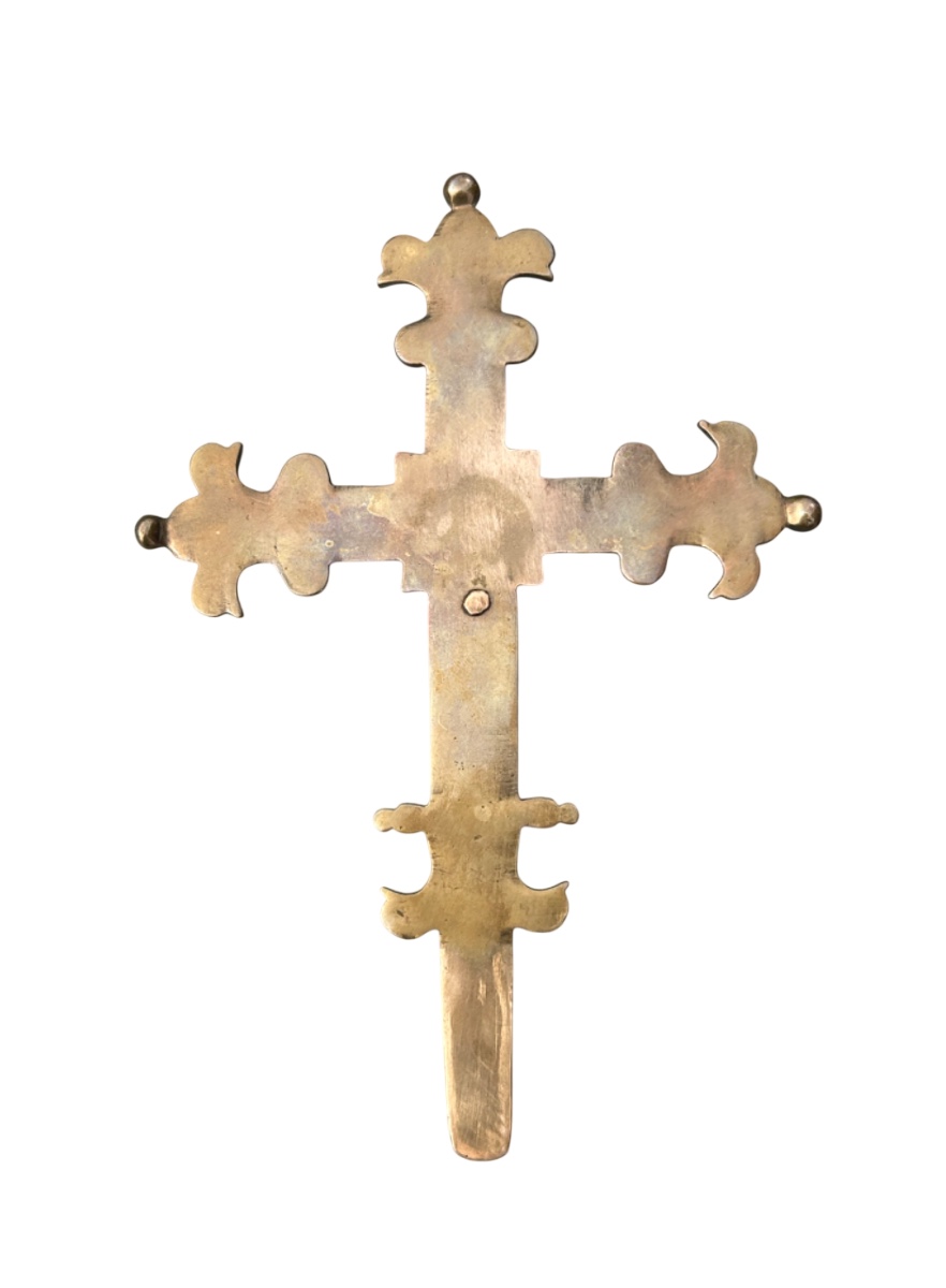 Cross Crucifix With Christ 16th Century-photo-3