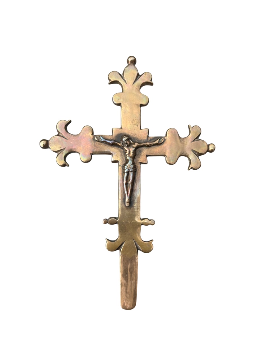 Cross Crucifix With Christ 16th Century