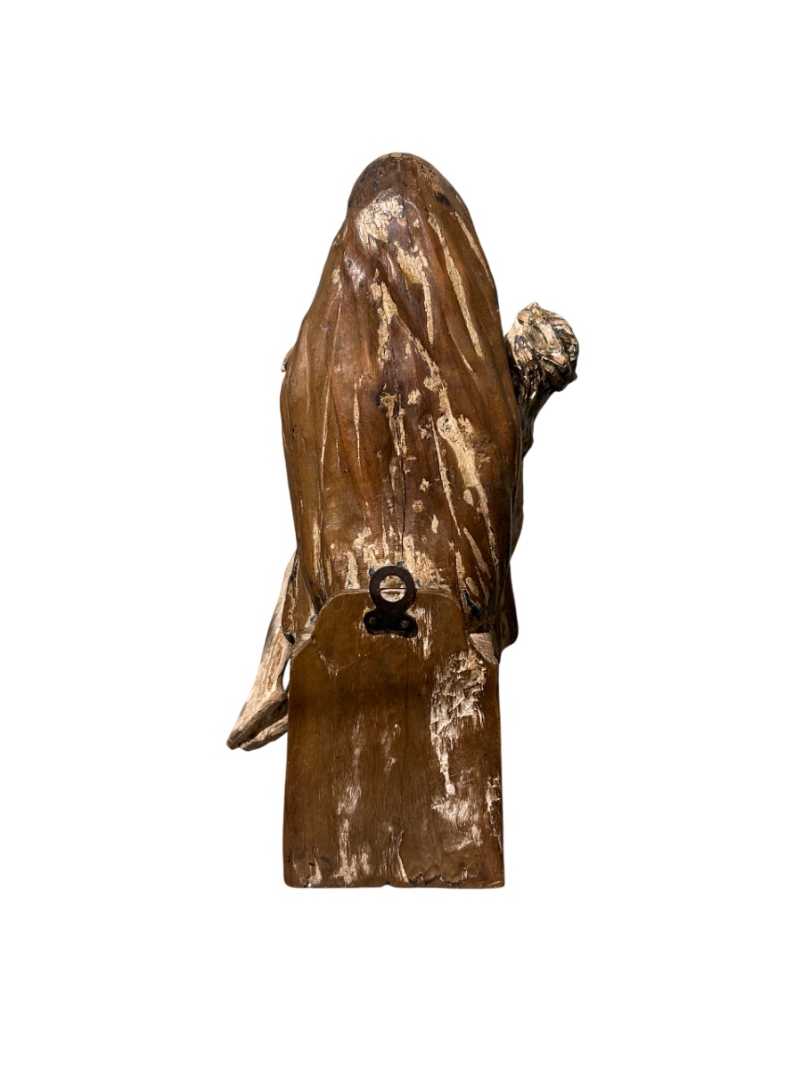 Pietà, 16th-17th Century, Carved Wood-photo-1