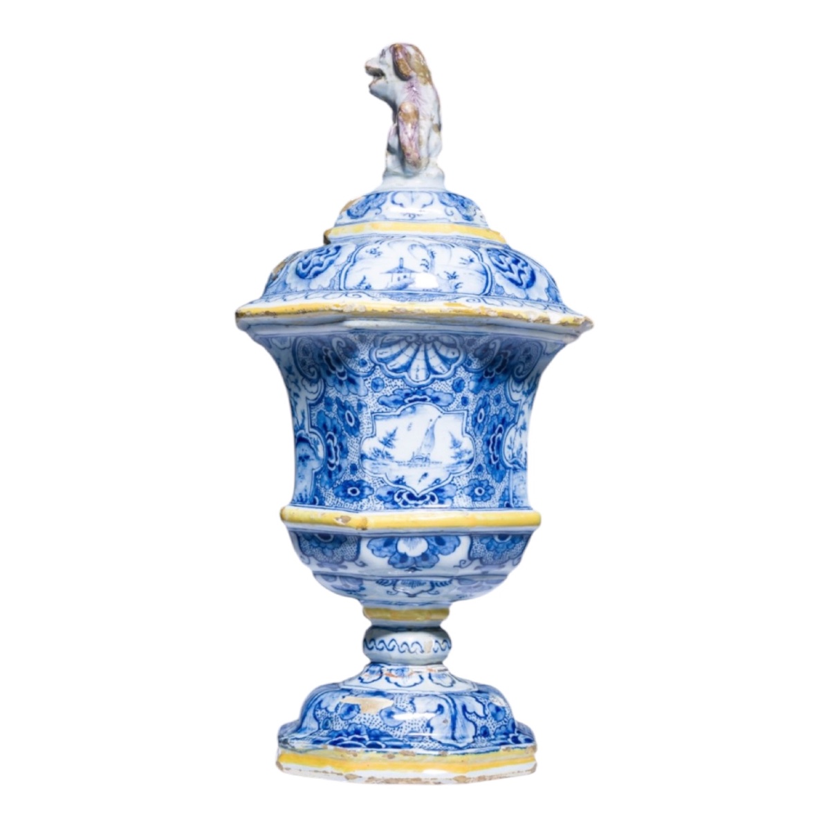 18th-century Delft Tiered Dish-photo-2