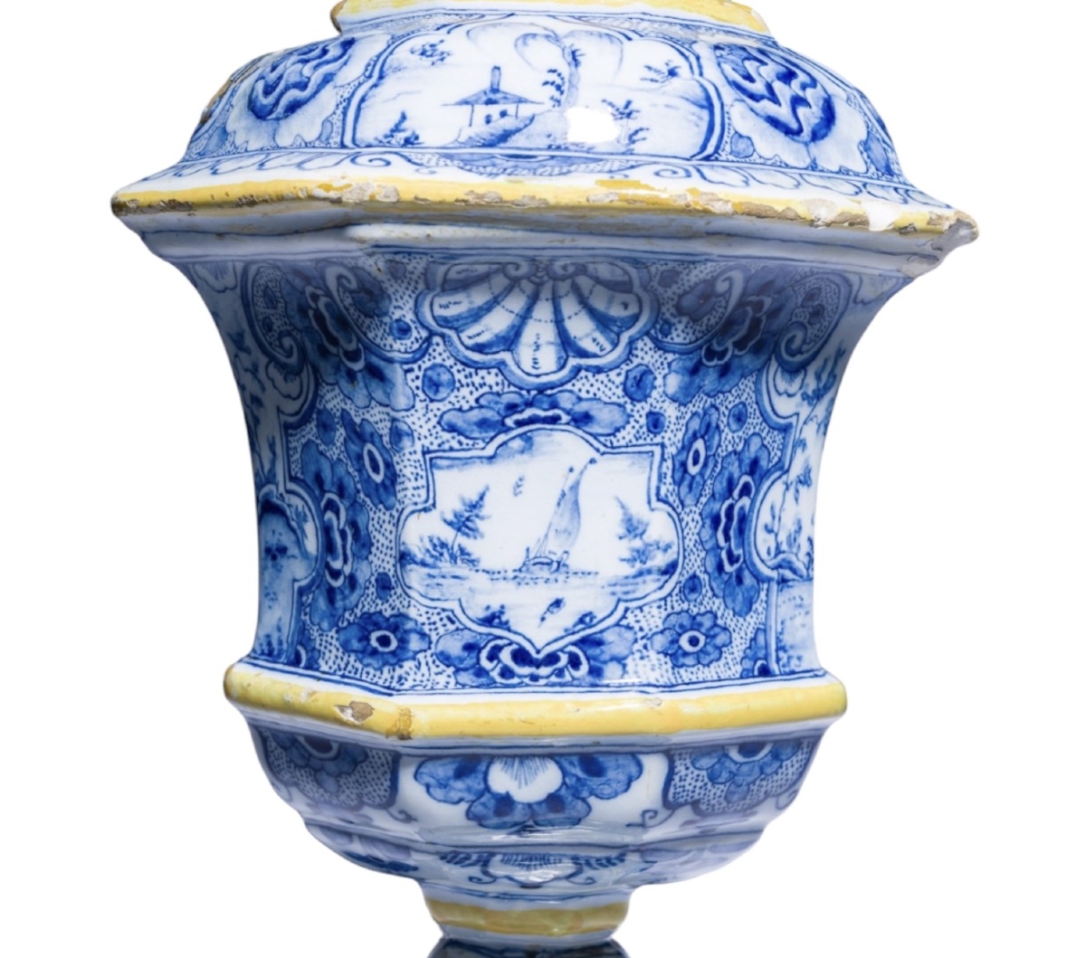 18th-century Delft Tiered Dish-photo-2