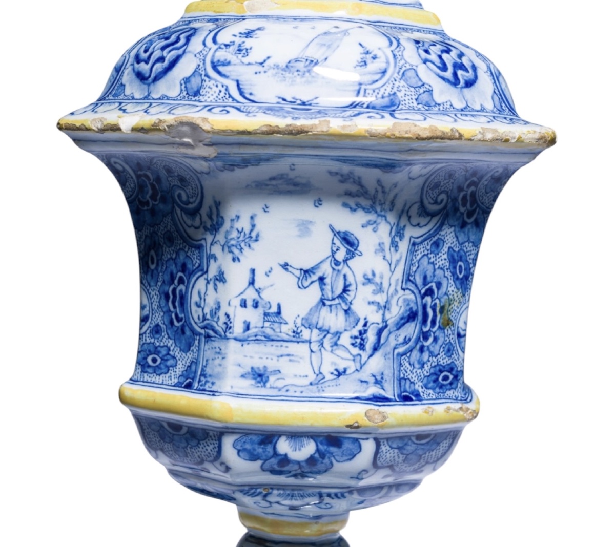 18th-century Delft Tiered Dish-photo-3