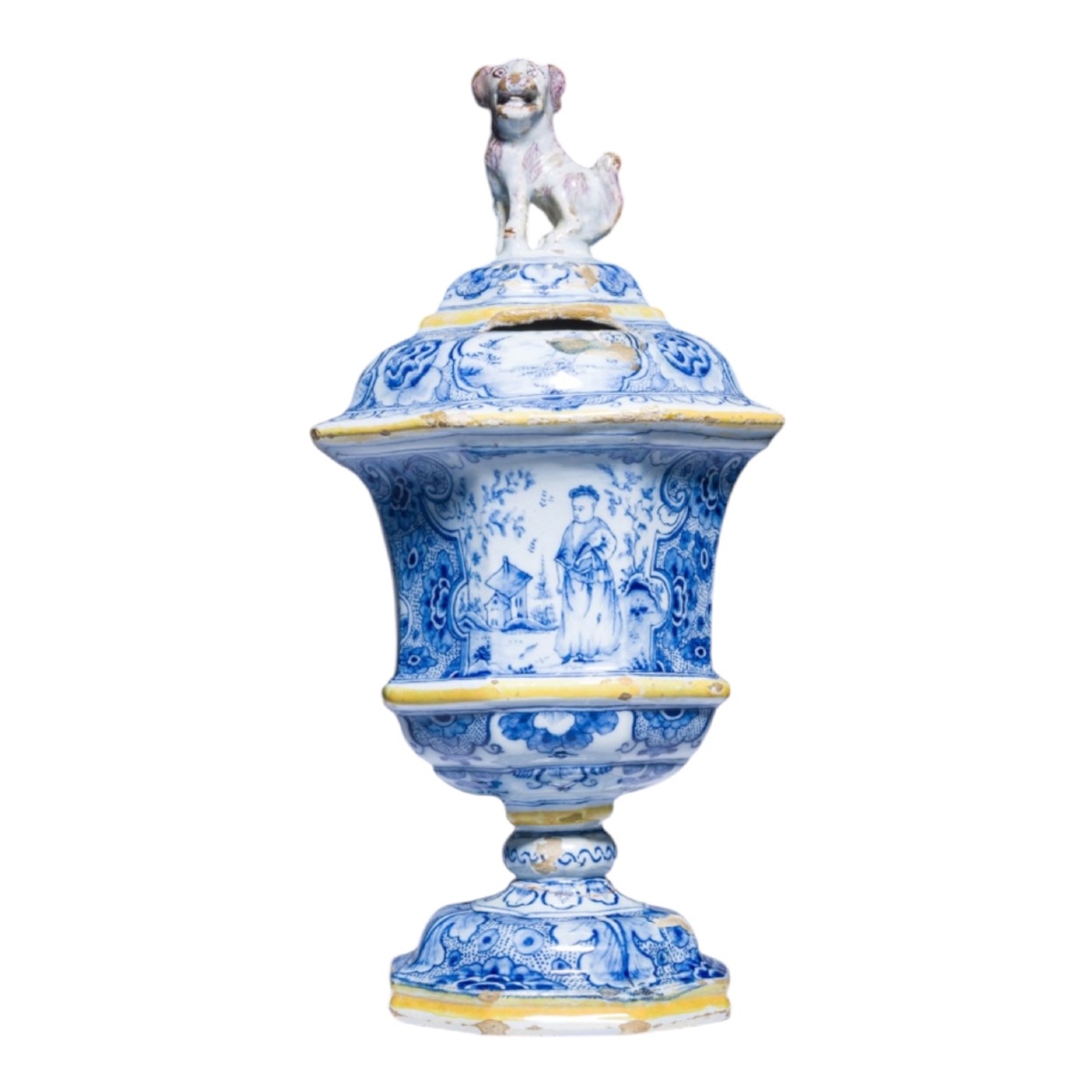 18th-century Delft Tiered Dish