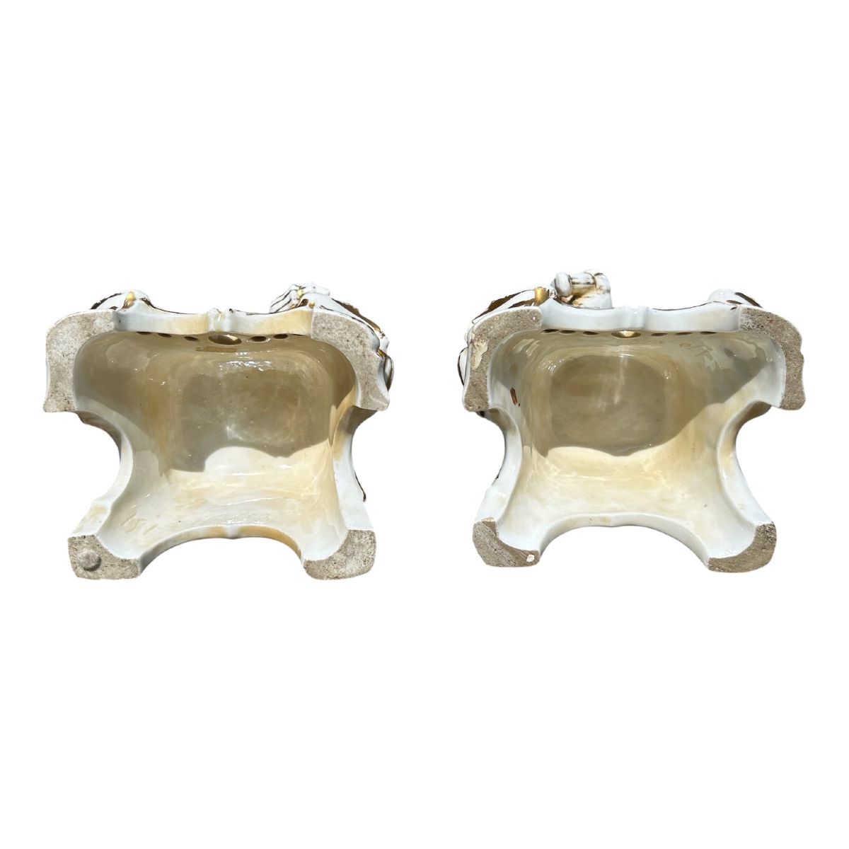 Grande pair porcelain 19ieme-photo-4