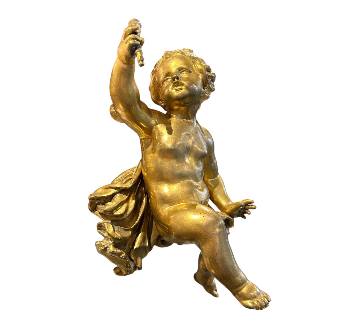 Paire d’anges en bronze massief-photo-4