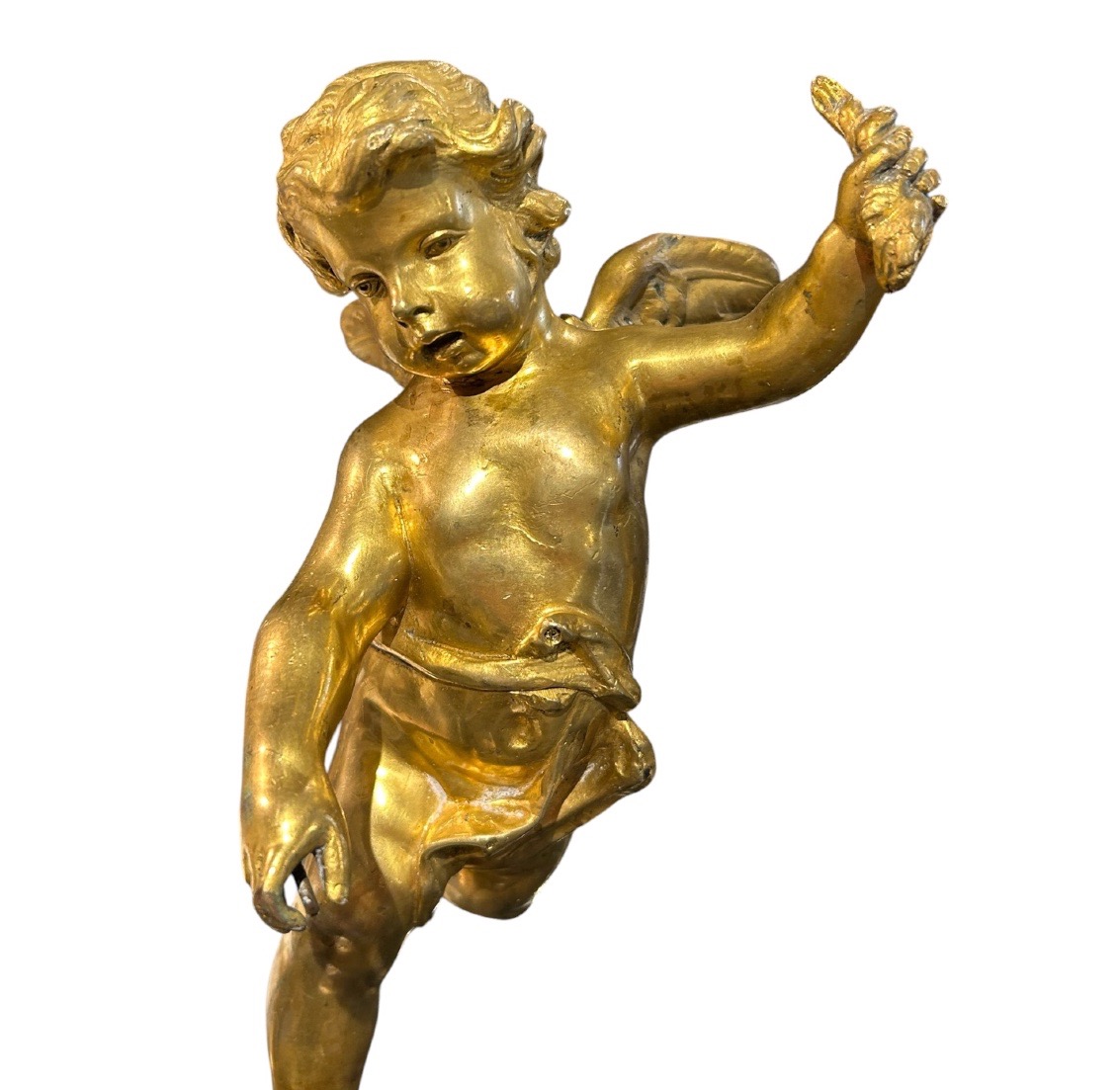 Paire d’anges en bronze massief-photo-1