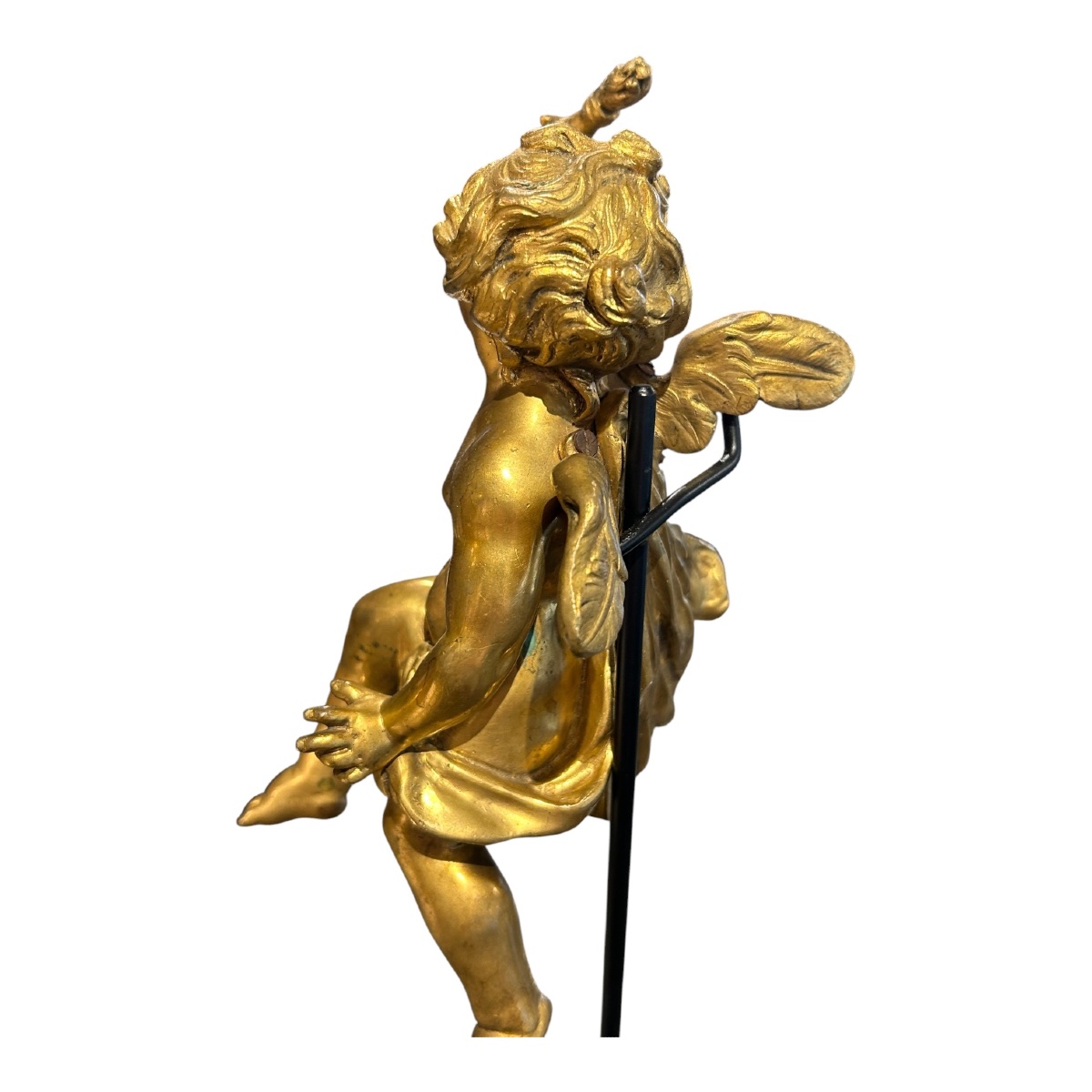 Paire d’anges en bronze massief-photo-2