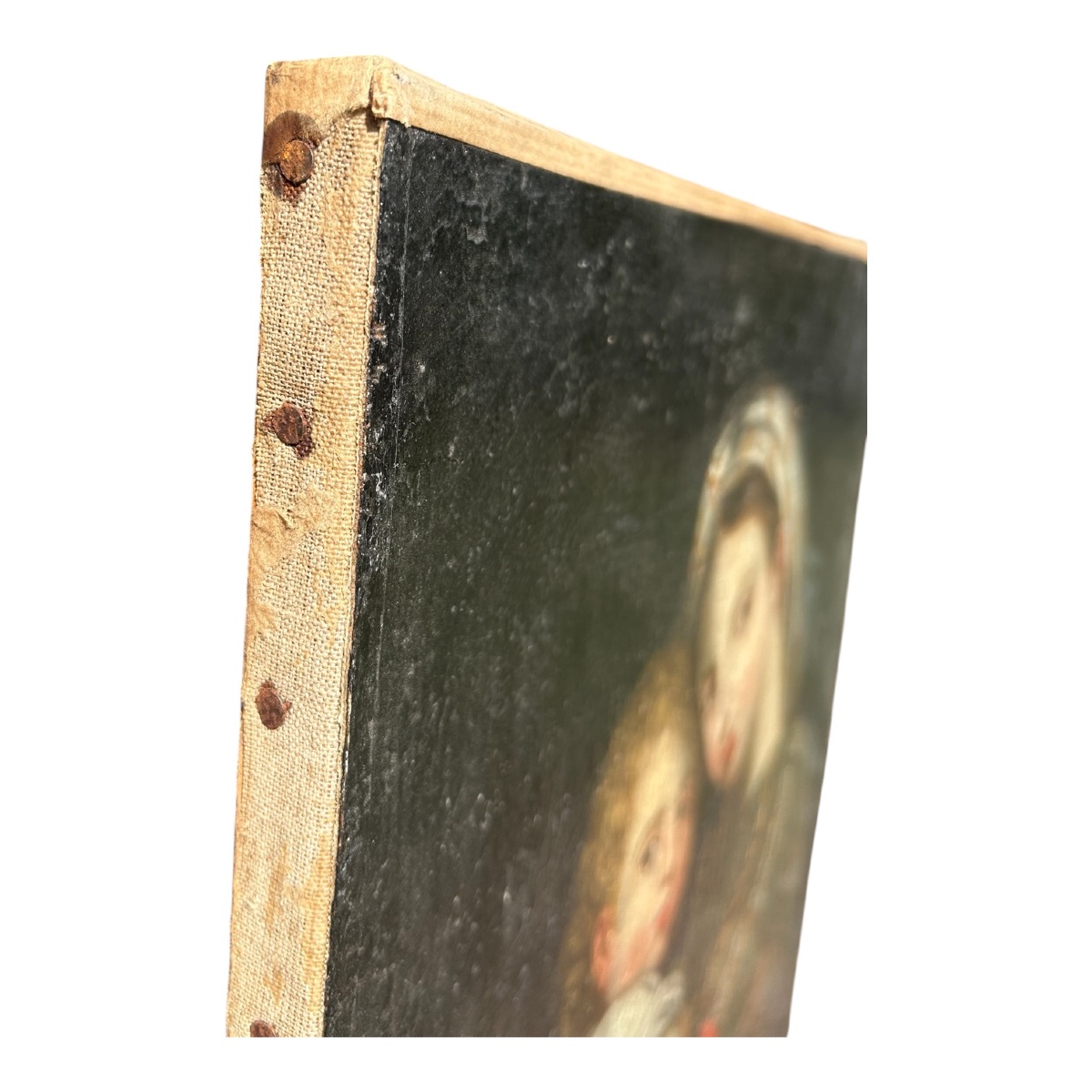 Oil On Canvas Madonna And Child -photo-1