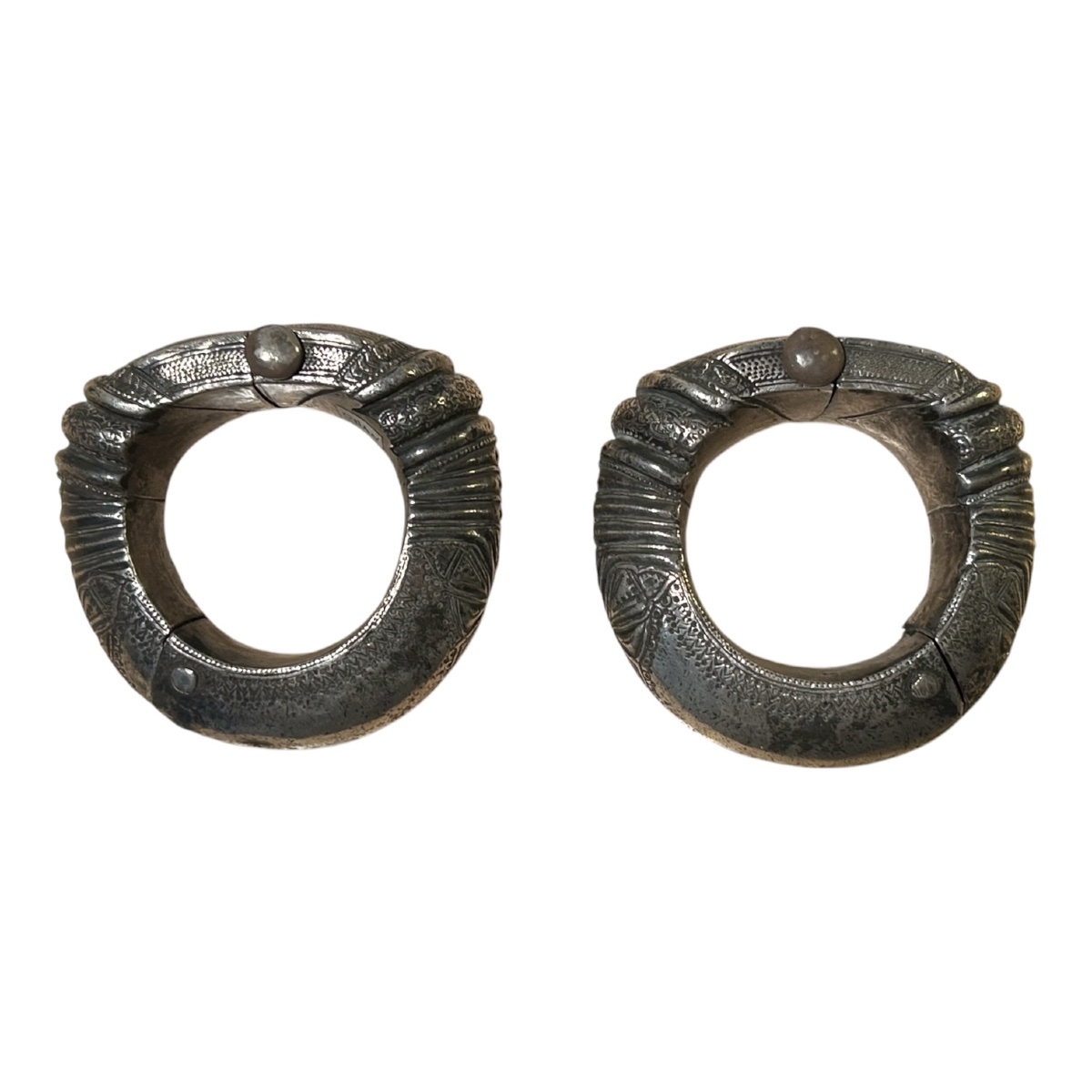 Deux bracelets Argent 922g
