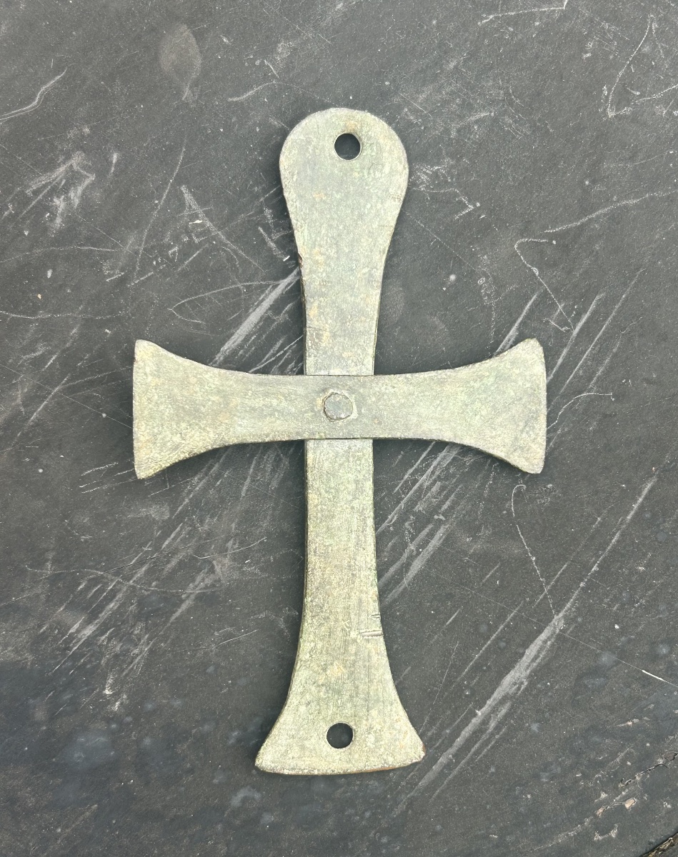 Croix byzantine en bronze-photo-3