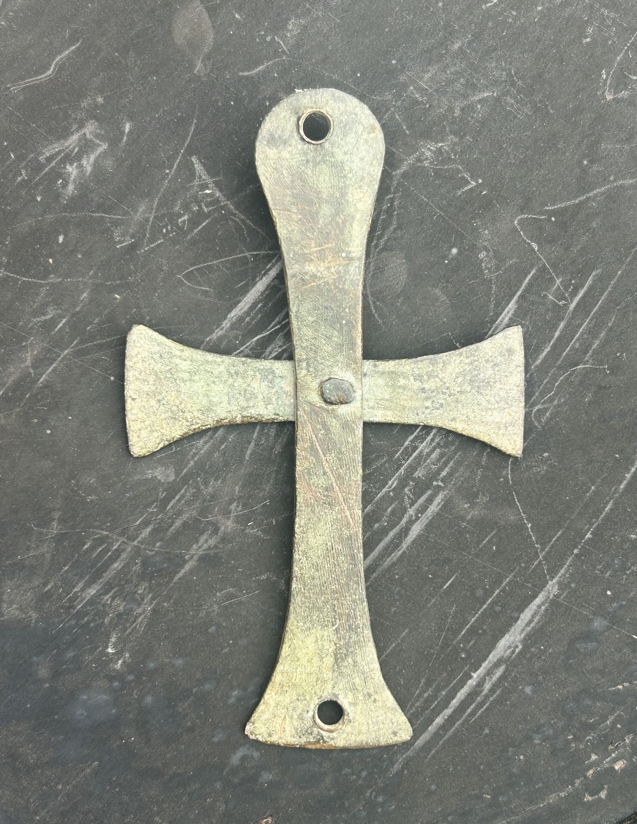 Croix byzantine en bronze-photo-4