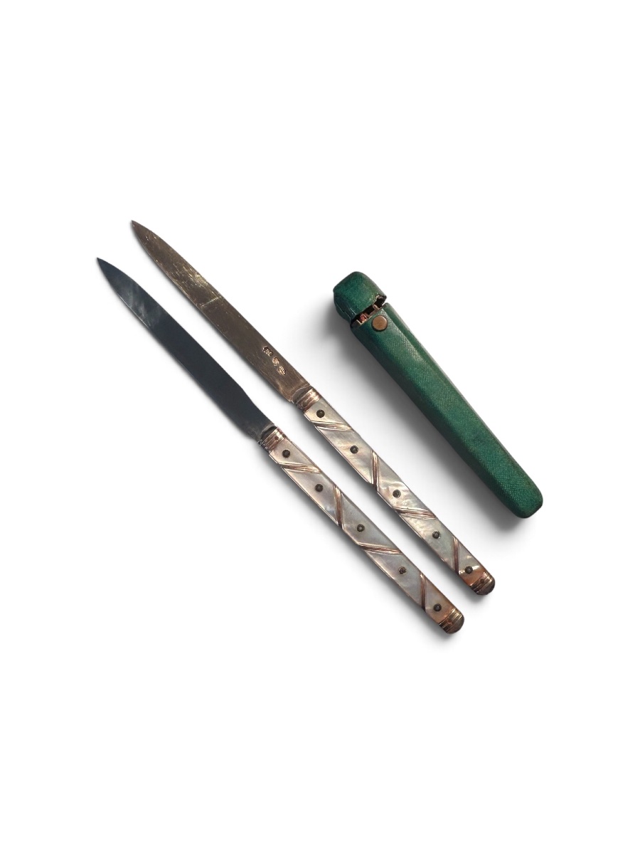 Pair Of 18th-century French "or" Knives-photo-3