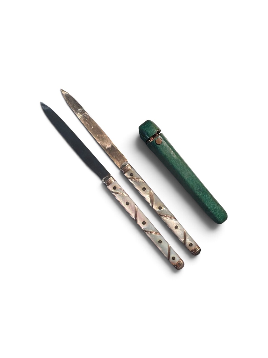 Pair Of 18th-century French "or" Knives-photo-4