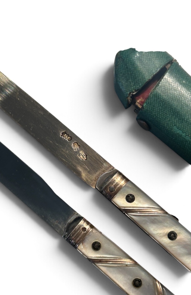 Pair Of 18th-century French "or" Knives-photo-3