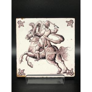 Delfts Tile Horseman