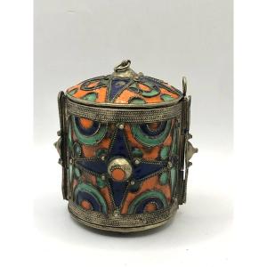 Erber Kabyle Box Bracelet Berber Enamel Jewelry