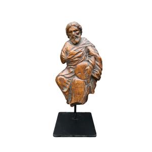 Bois sculpte 17ième soclé