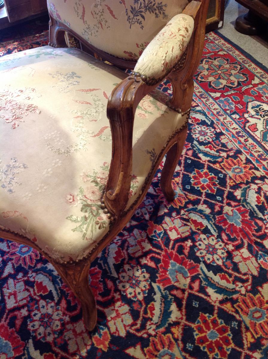 Pair Of Louis XV Armchairs-photo-4