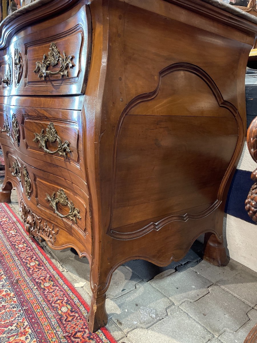Curved Provencal Chest Of Drawers-photo-3