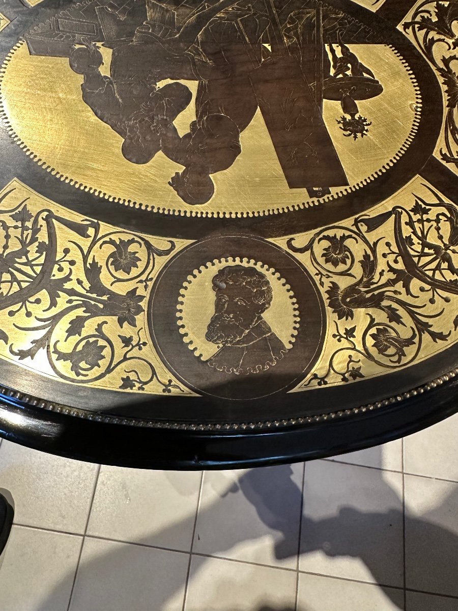 Table En Marqueterie, Napoléon III-photo-1