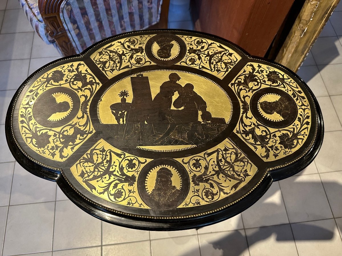 Table En Marqueterie, Napoléon III